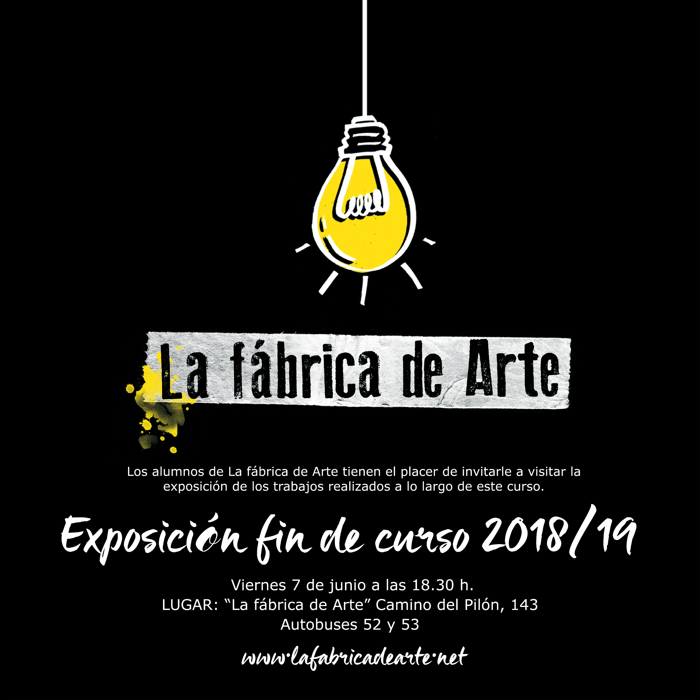 Exposición fin de curso 2018/19